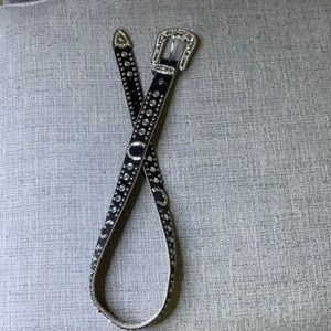 Blazon Roxx Glitz Leather Horseshoe belt
